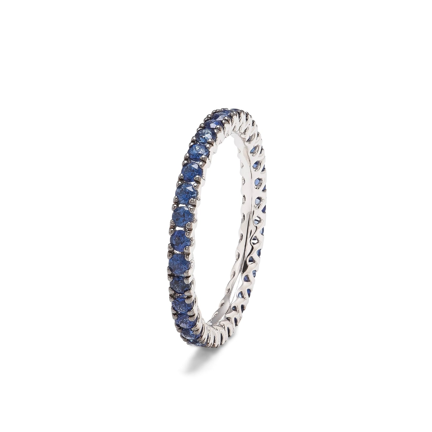 C&C Gioielli - Memoire Ring Saphir 750er Weißgold