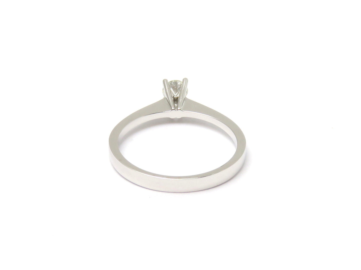 Solitär Ring 750er Weißgold