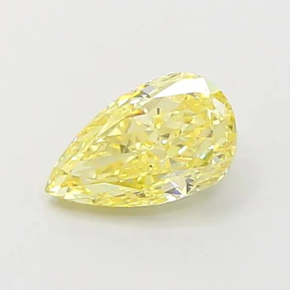 0.24ct Pear Lab Grown Diamond (Colour Fancy Light Yellow, Clarity VS2, IGI Certified)