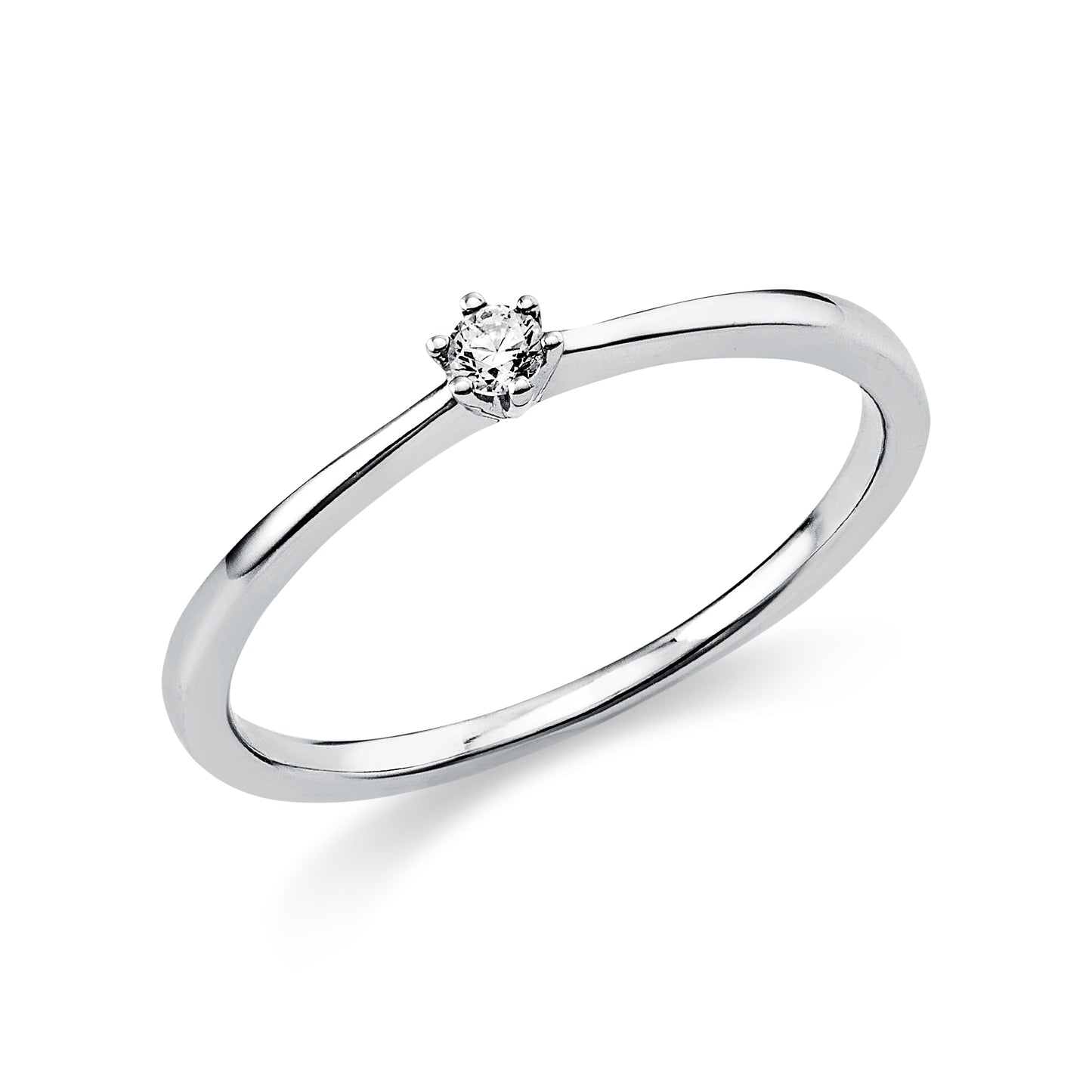 Diamond Group – Solitär Verlobungsring 0,05ct Diamant