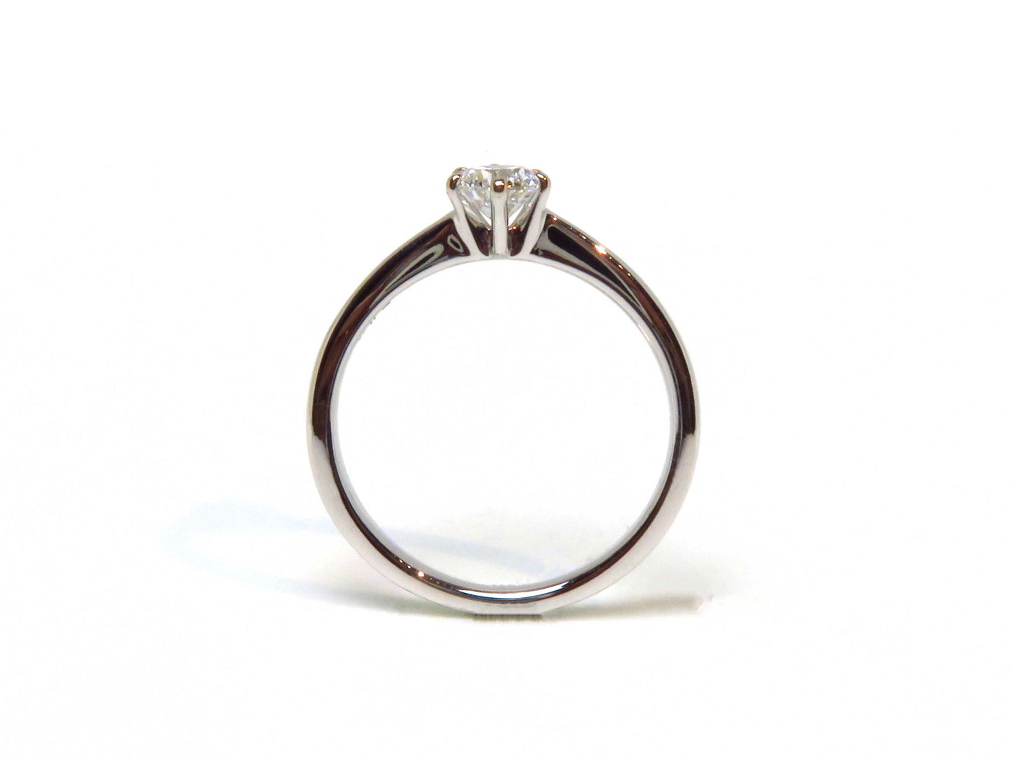 Solitär 750er Weißgold 0,30ct Diamant