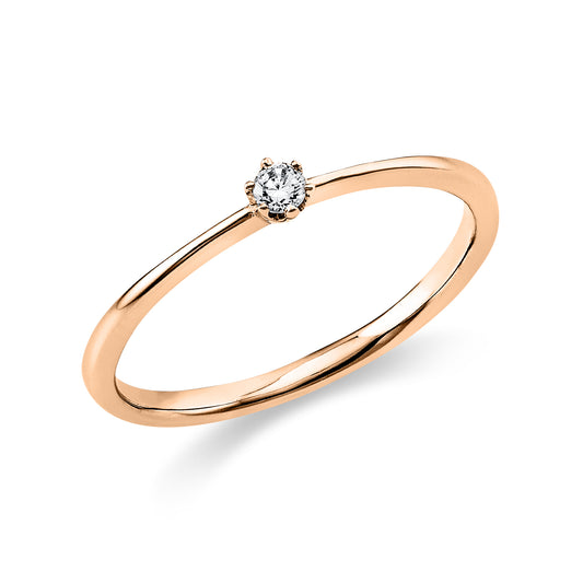 Solitär Verlobungsring 750er Roségold