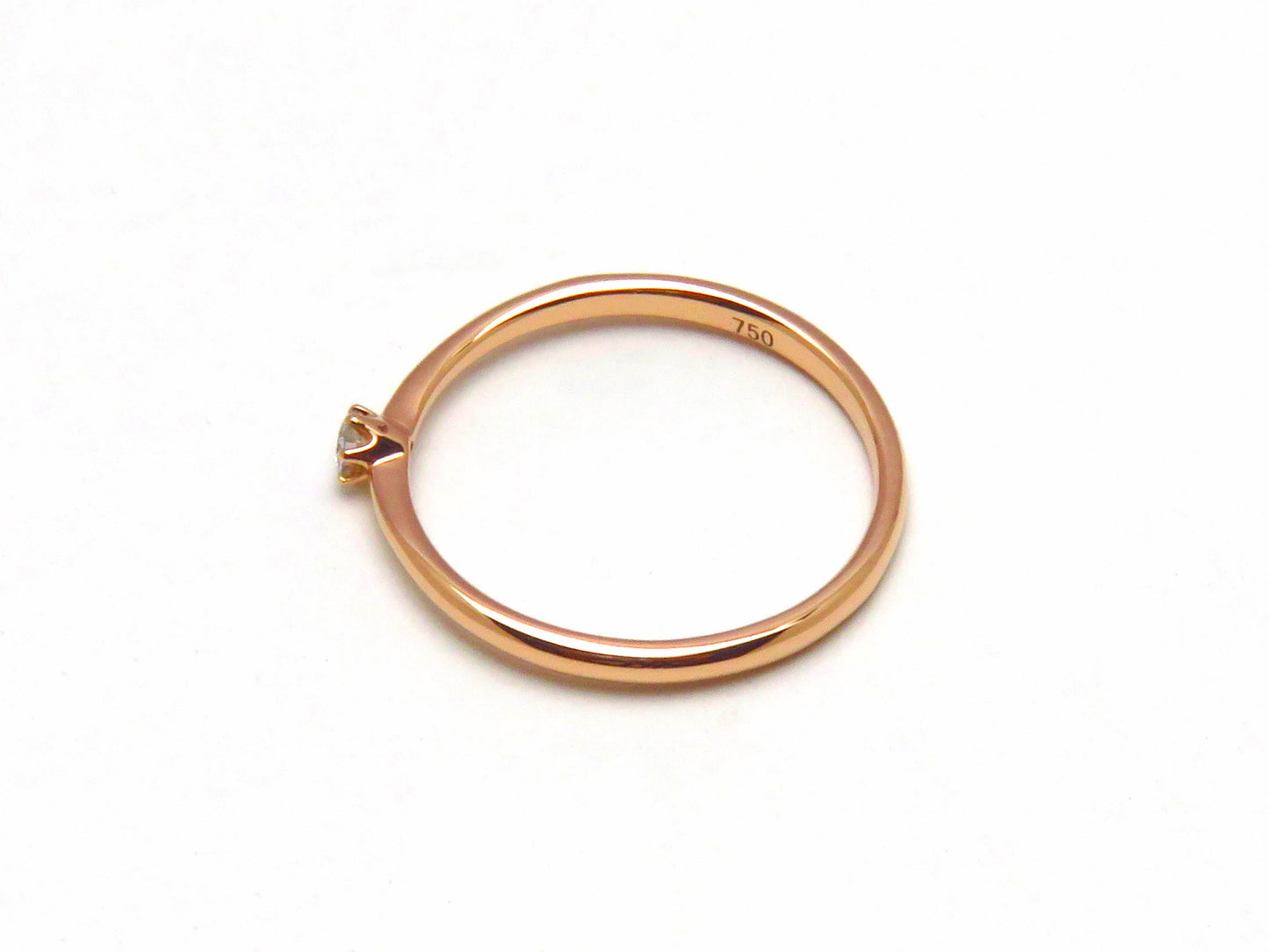 Solitär Verlobungsring 750er Roségold