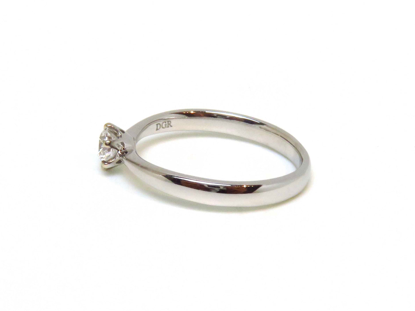 Solitär Verlobungsring 585er Weißgold 0,30ct Diamant