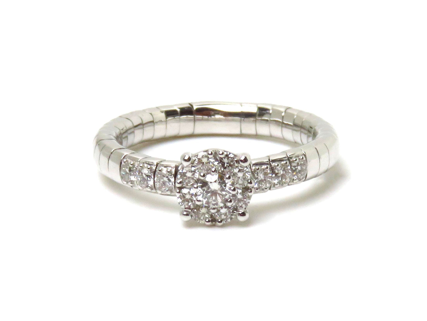 C&C Gioielli - Stretch Ring aus 750er Weißgold