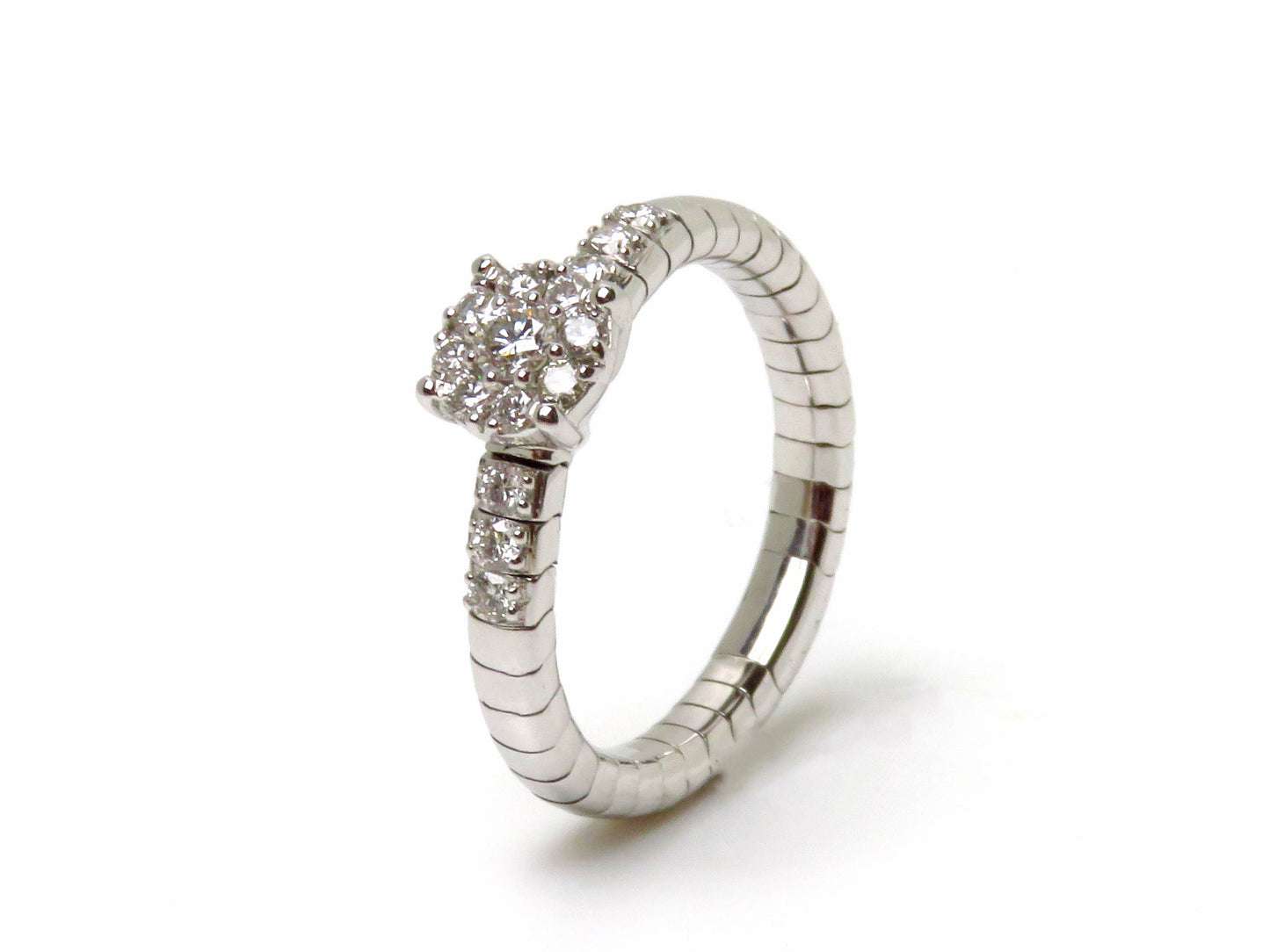C&C Gioielli - Stretch Ring aus 750er Weißgold