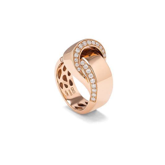 C&C Gioielli Damen Ring 750er Rosègold