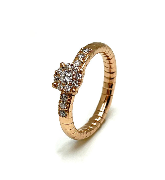 C&C Gioielli - Stretch Ring aus 750er Gelbgold