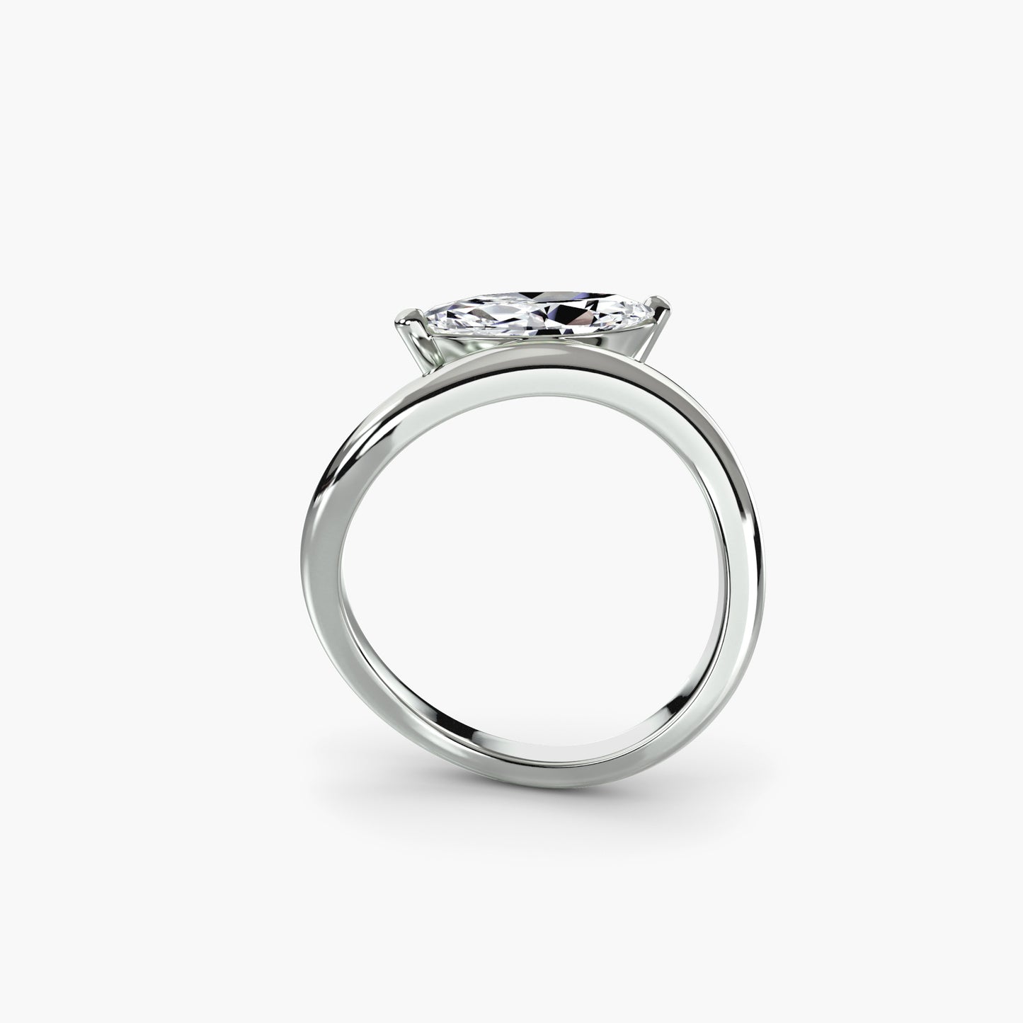 Ring in fließendem Wellendesign