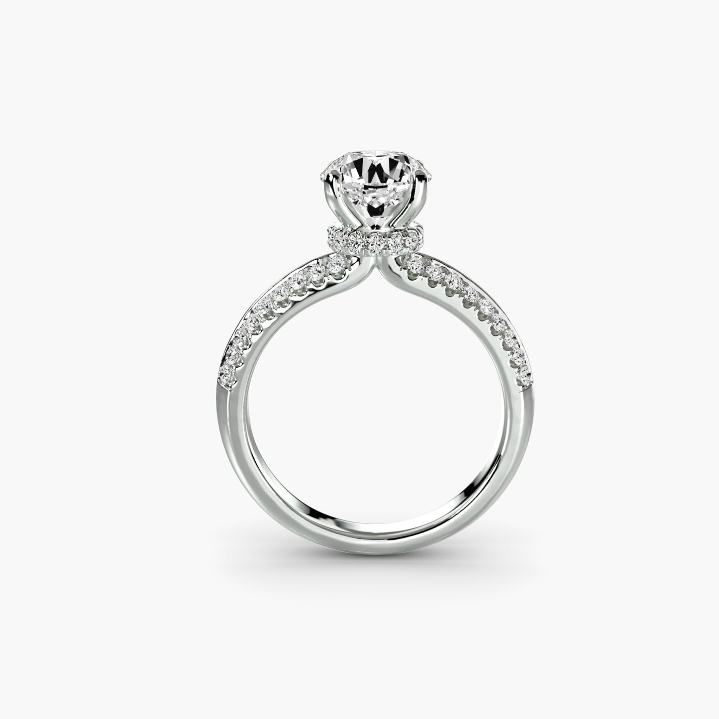 solitär pavé diamant