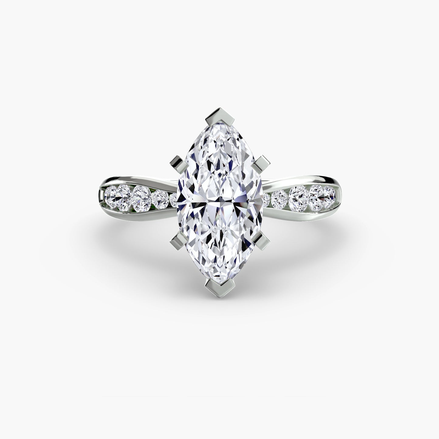 solitär pavé diamant 3
