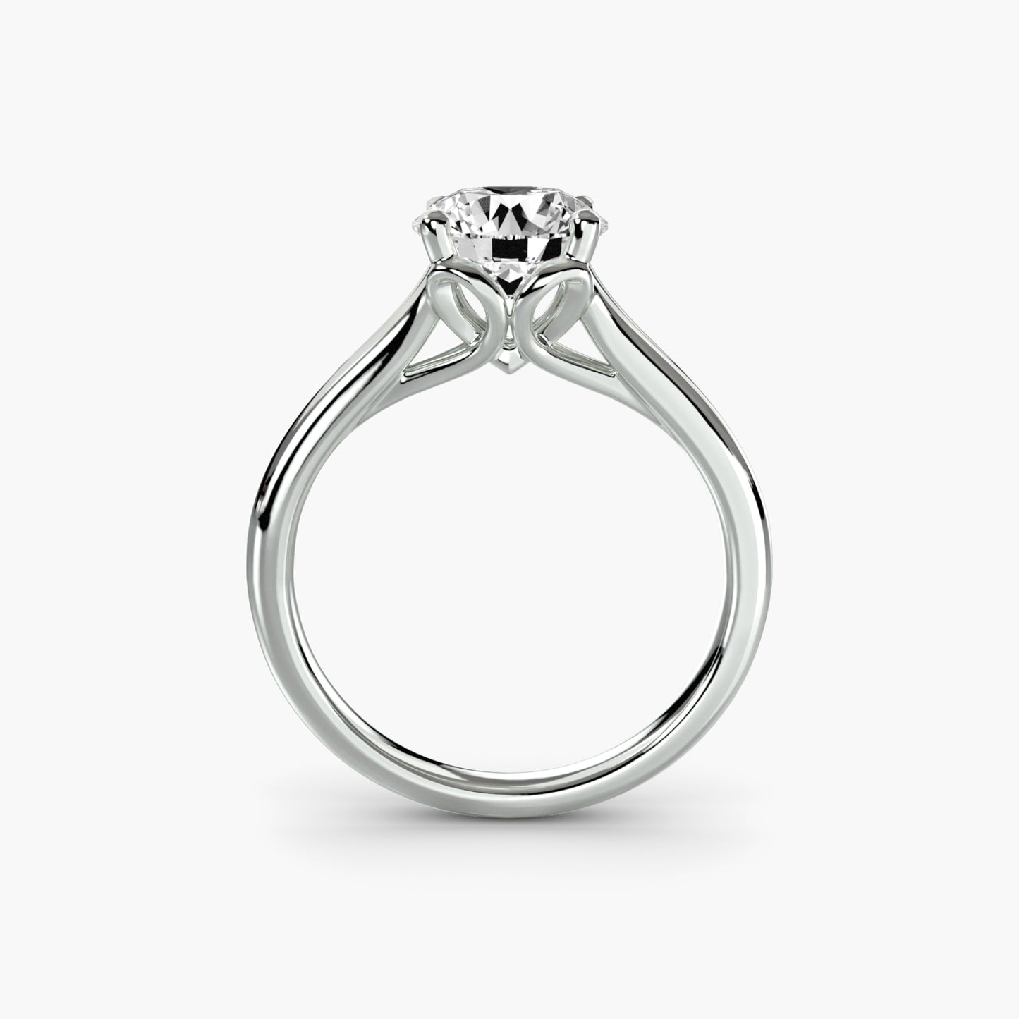 Minimalistische Solitärring mit klassischen Fassung 4