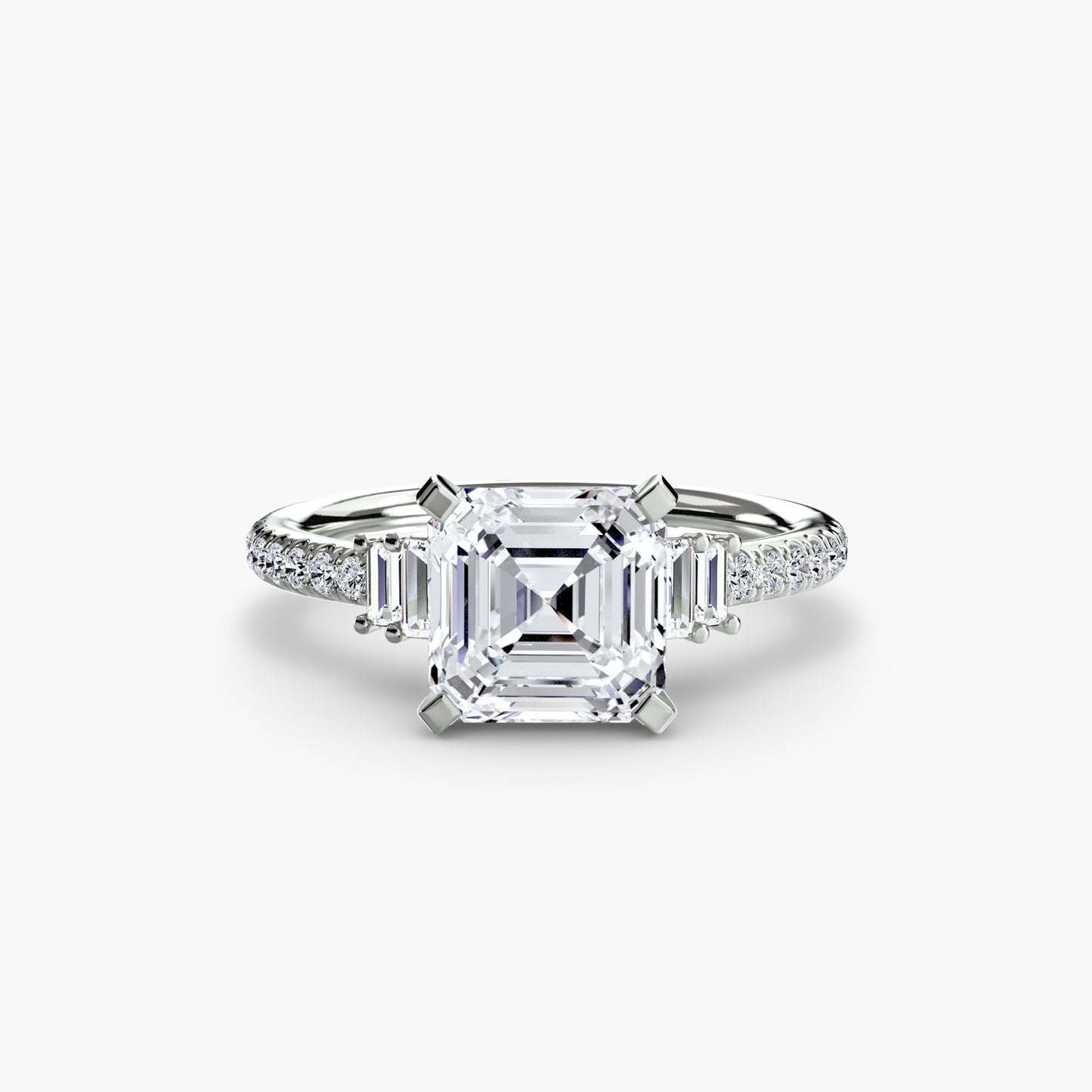 solitär pavé diamant 4