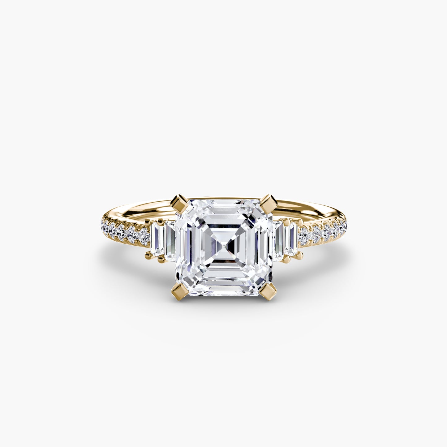 solitär pavé diamant 4