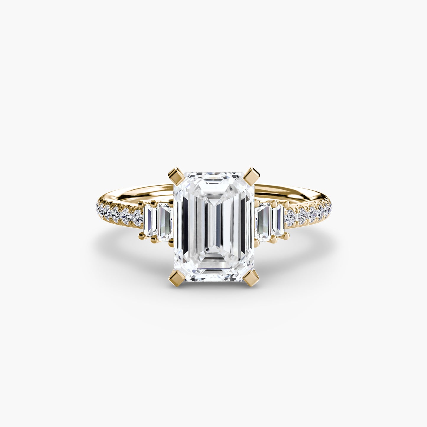 solitär pavé diamant 4