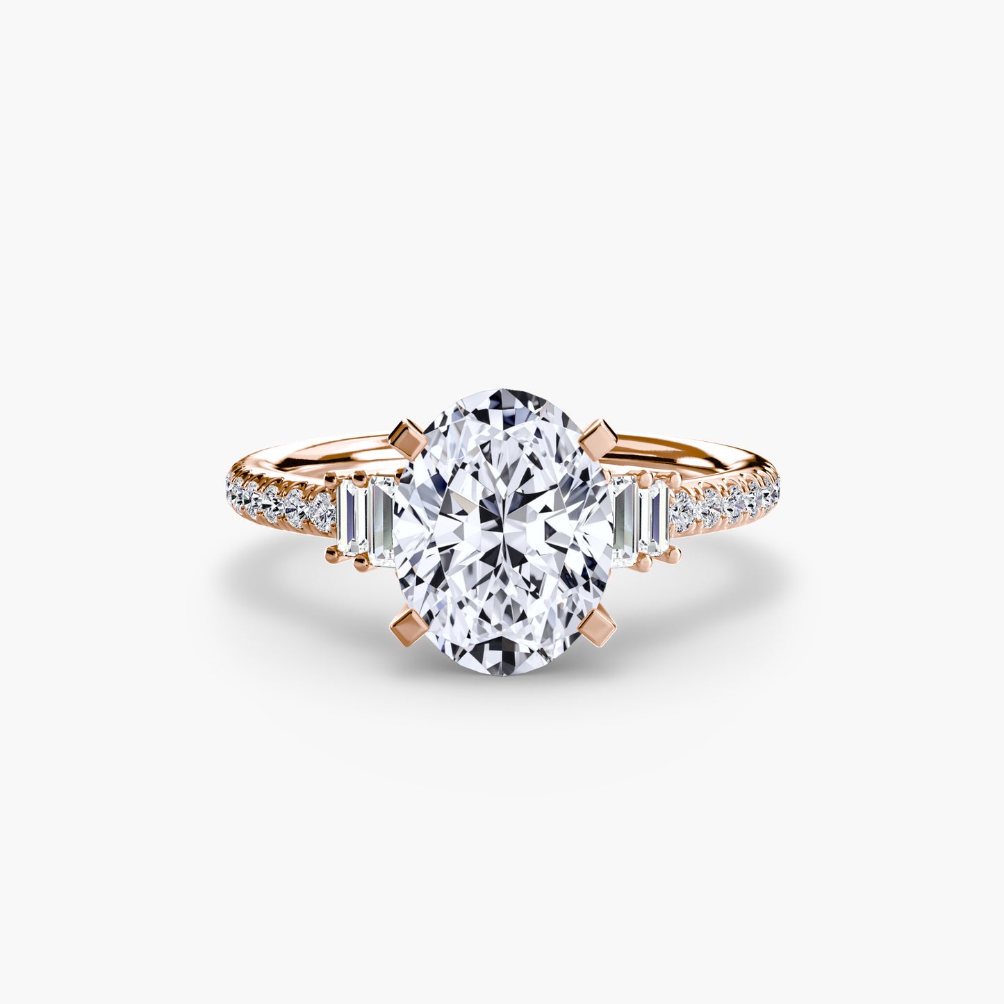 solitär pavé diamant 4