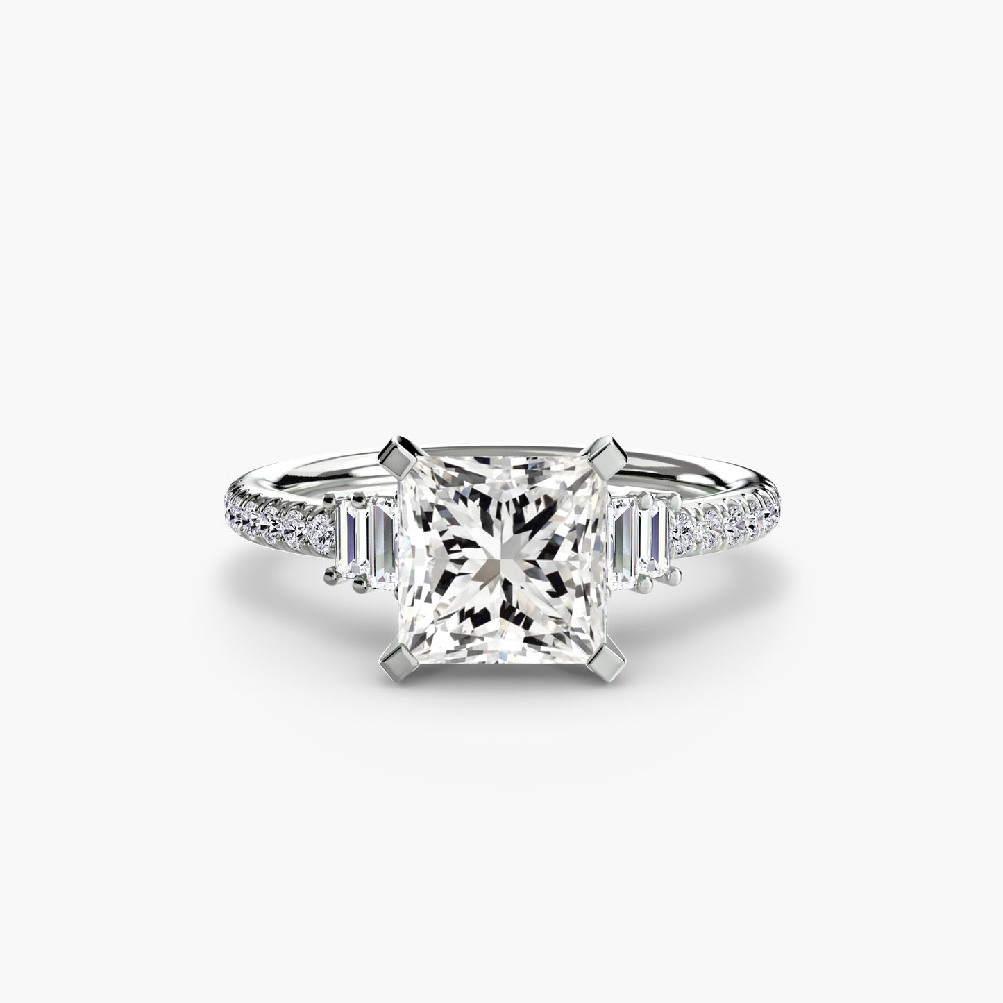 solitär pavé diamant 4