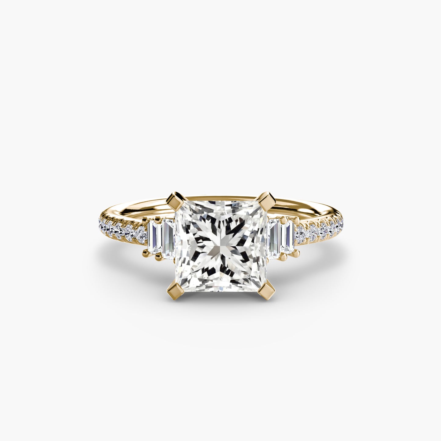 solitär pavé diamant 4