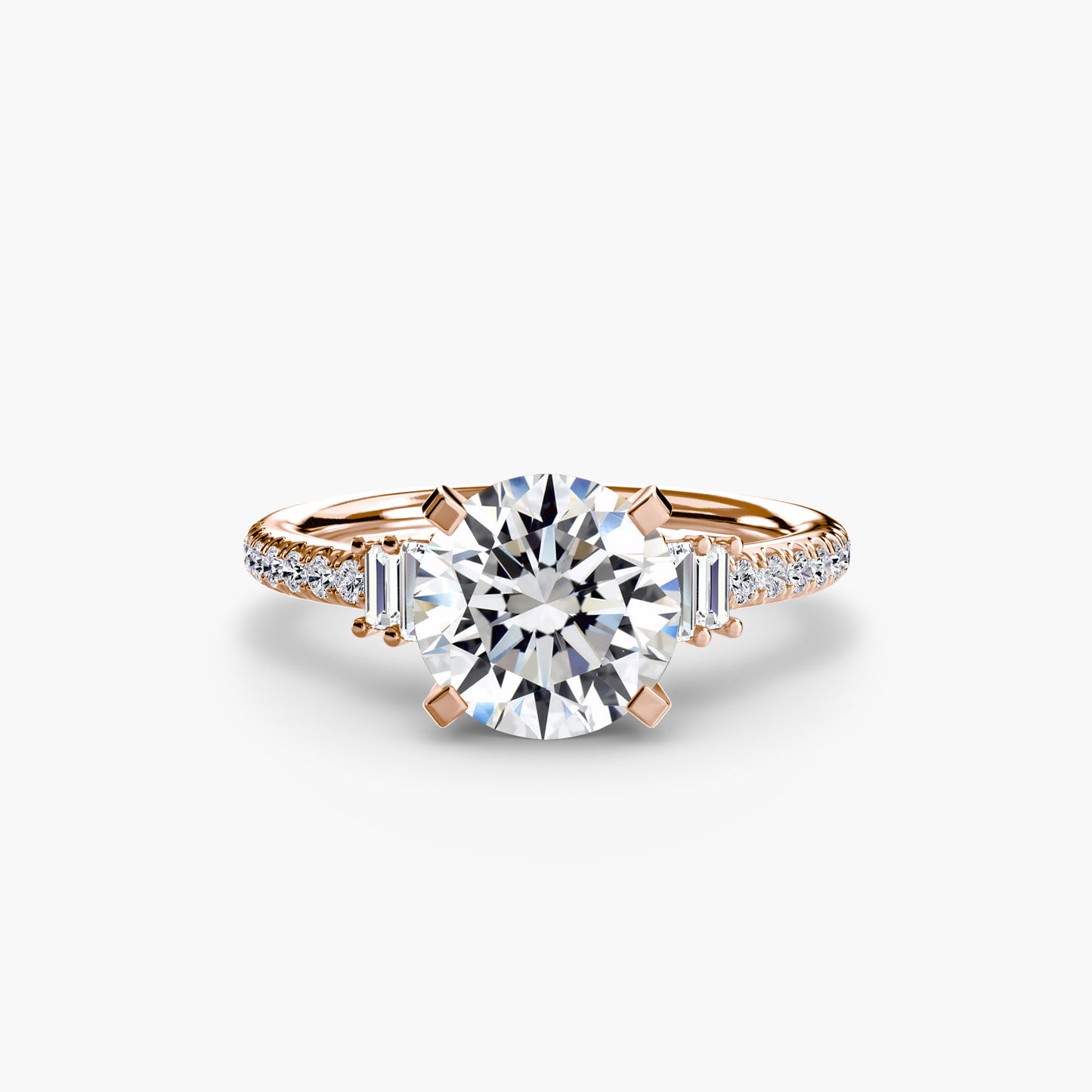 solitär pavé diamant 4