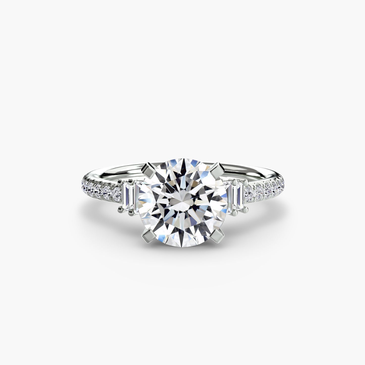 solitär pavé diamant 4