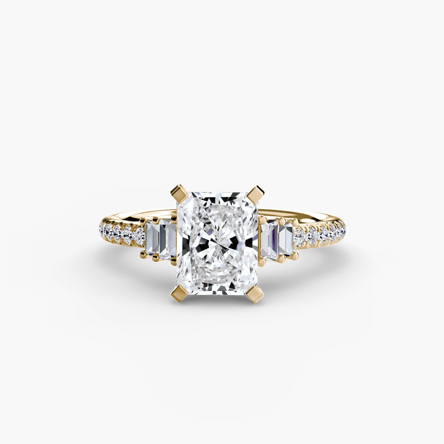 solitär pavé diamant 4