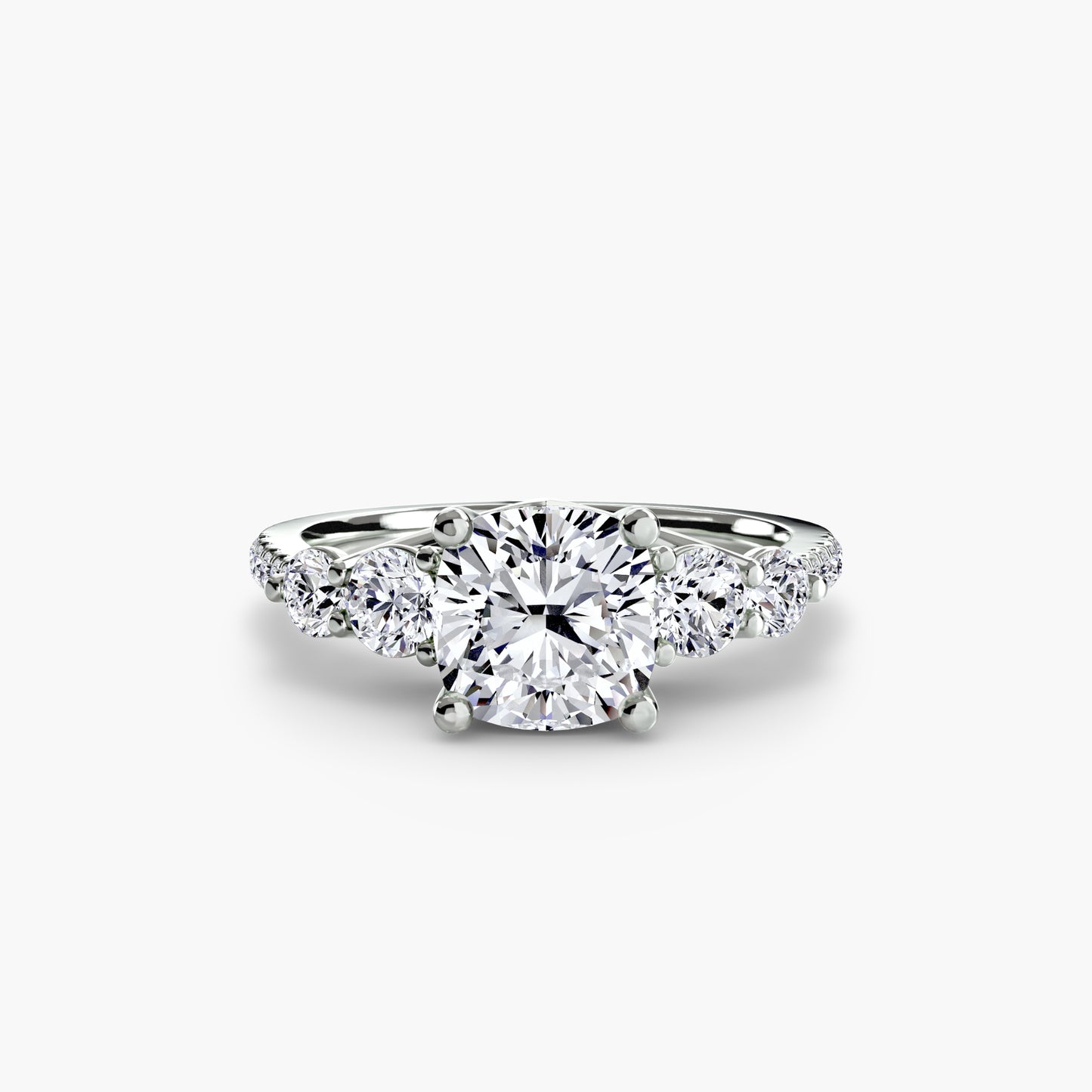 Five Stone Pavé Ring