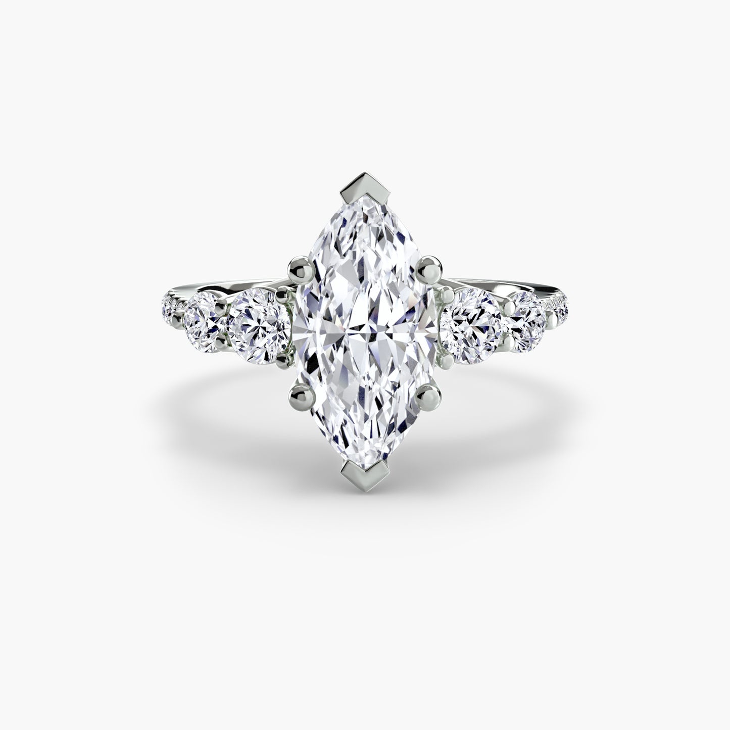 Five Stone Pavé Ring