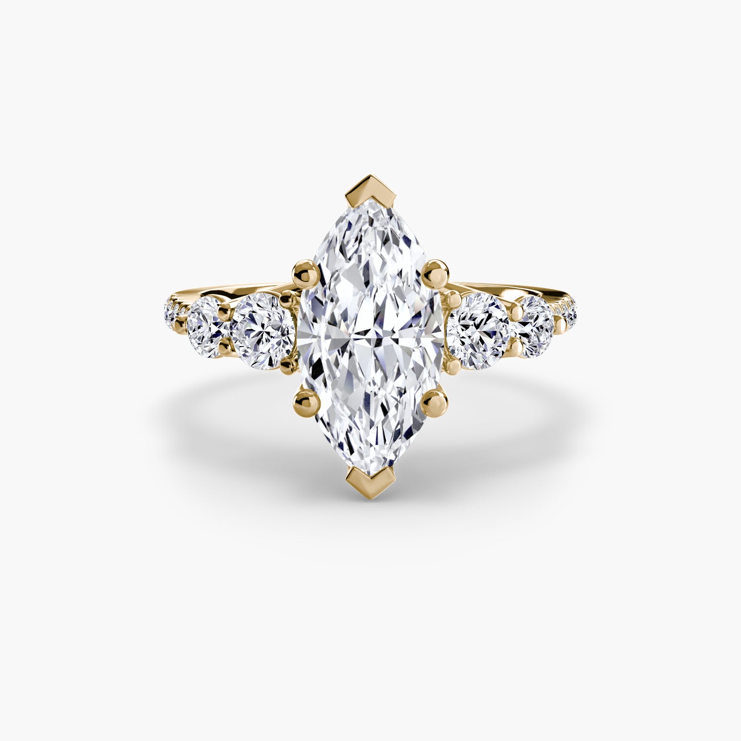 Five Stone Pavé Ring