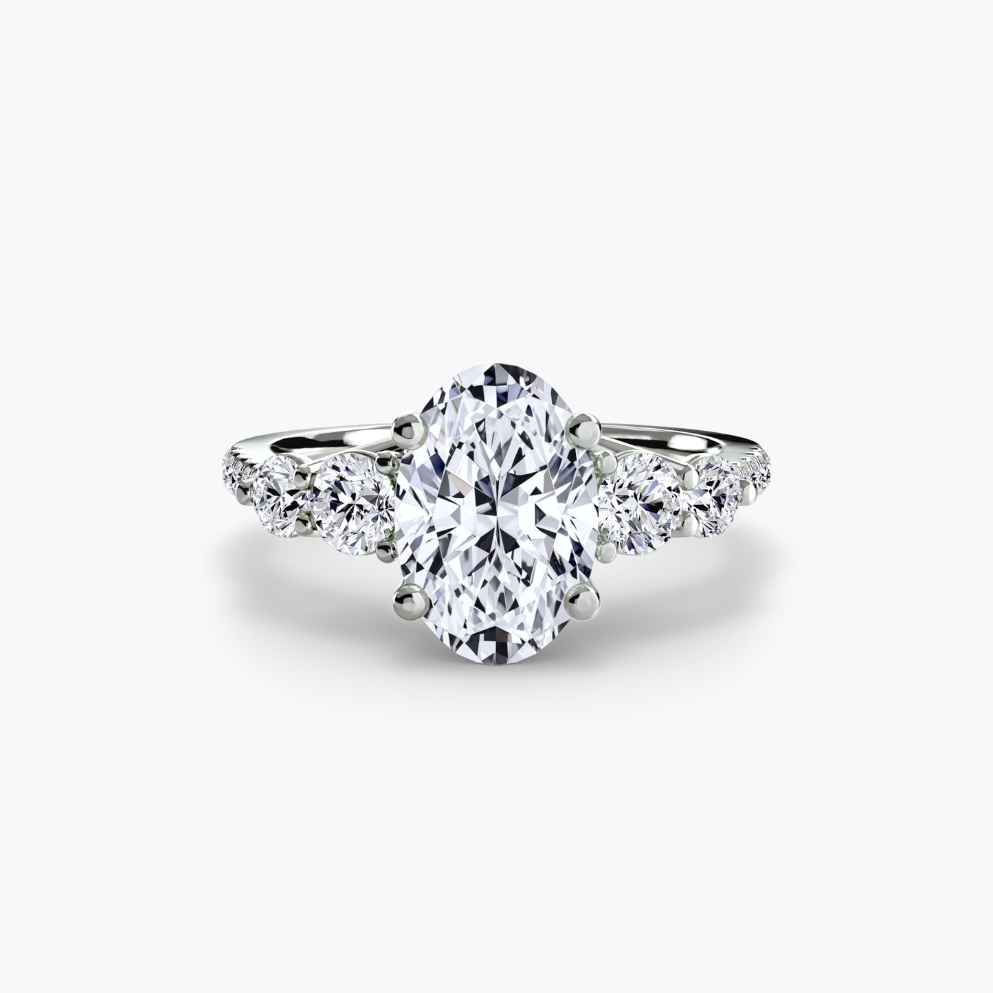 Five Stone Pavé Ring
