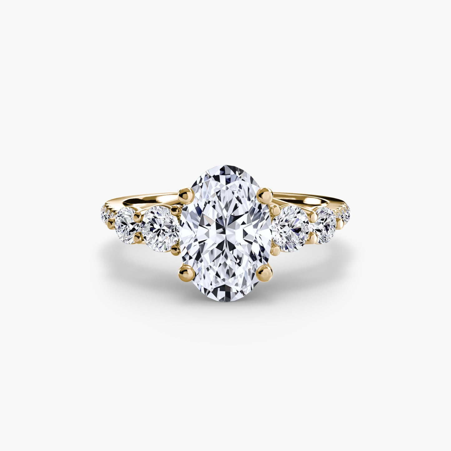 Five Stone Pavé Ring