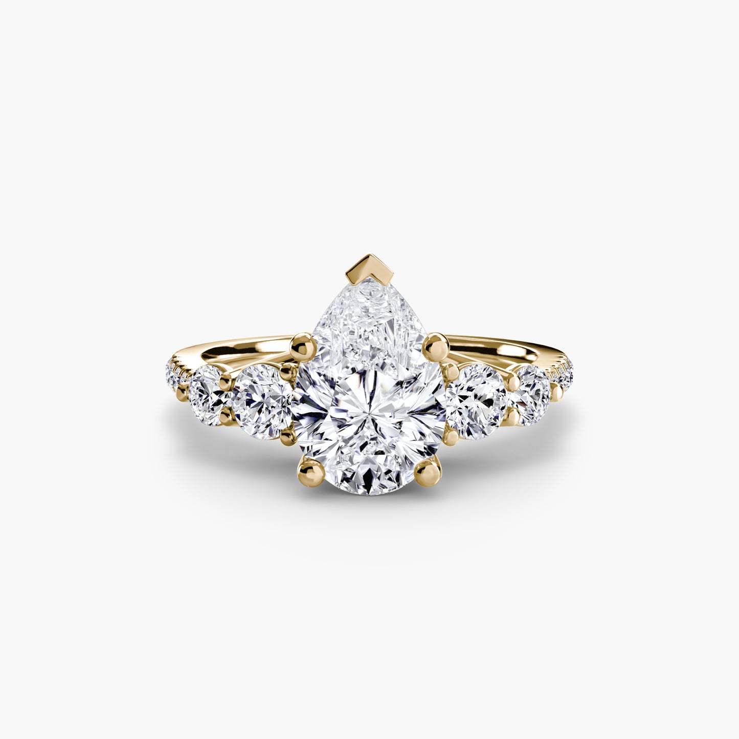Five Stone Pavé Ring