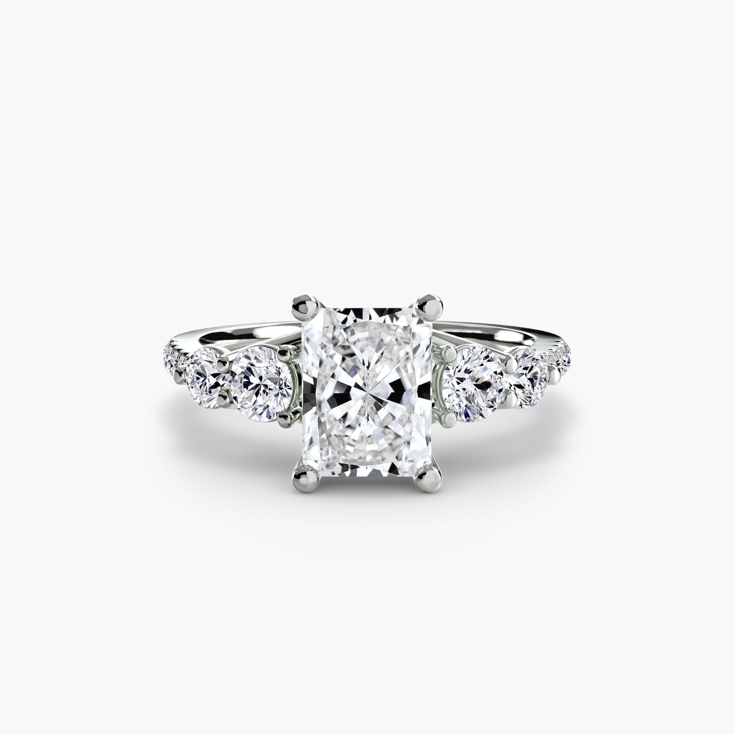 Five Stone Pavé Ring