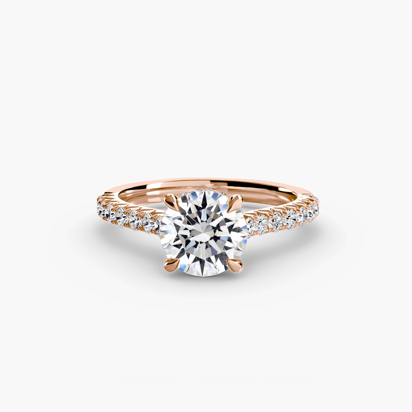 solitär pavé diamant 5