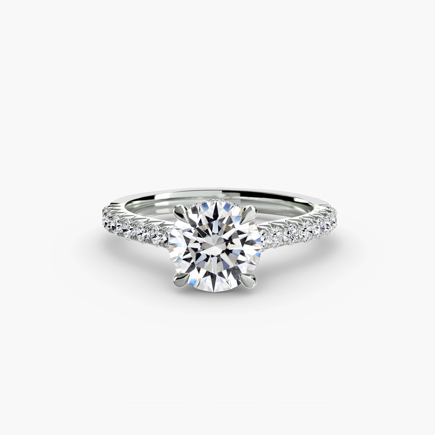 solitär pavé diamant 5