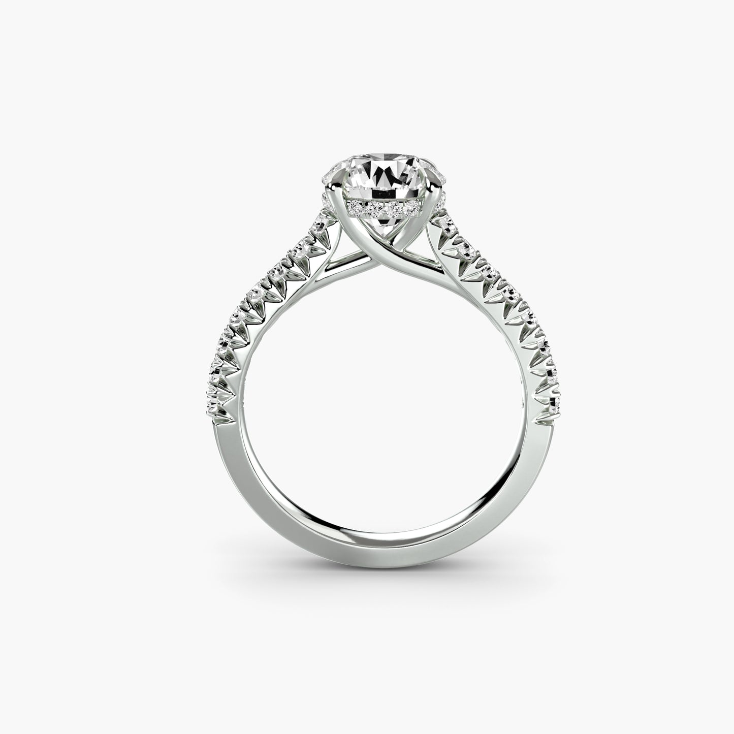 solitär pavé diamant 5