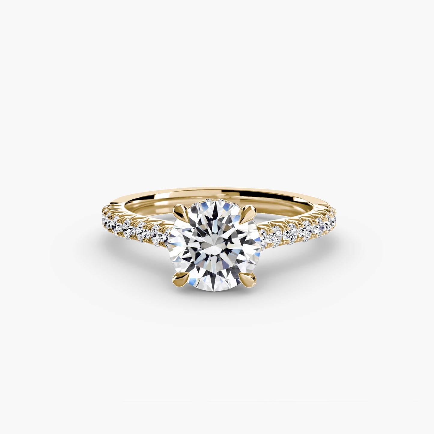 solitär pavé diamant 5