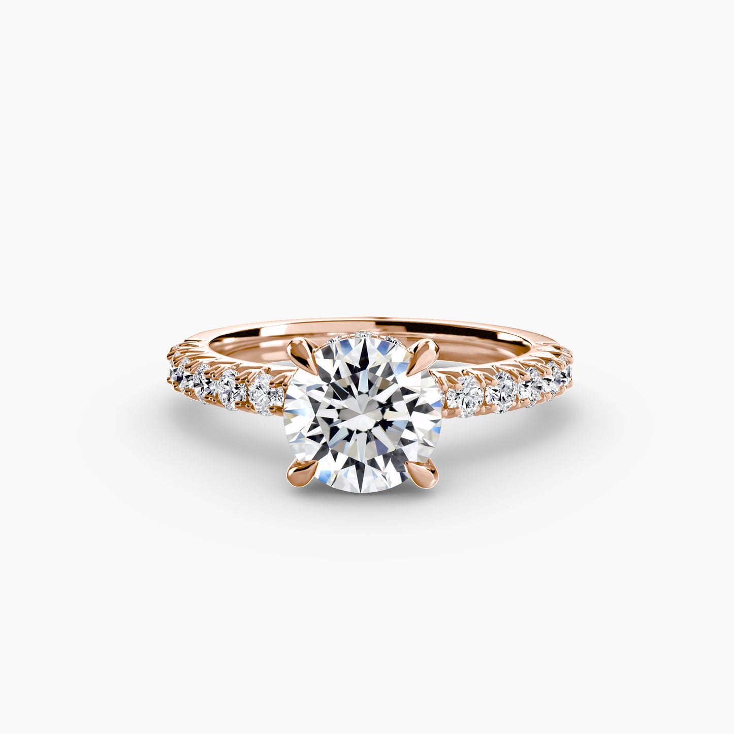 solitär pavé diamant 6
