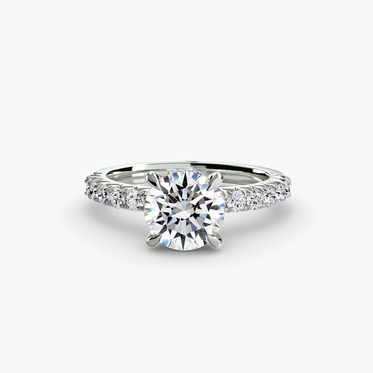 solitär pavé diamant 6