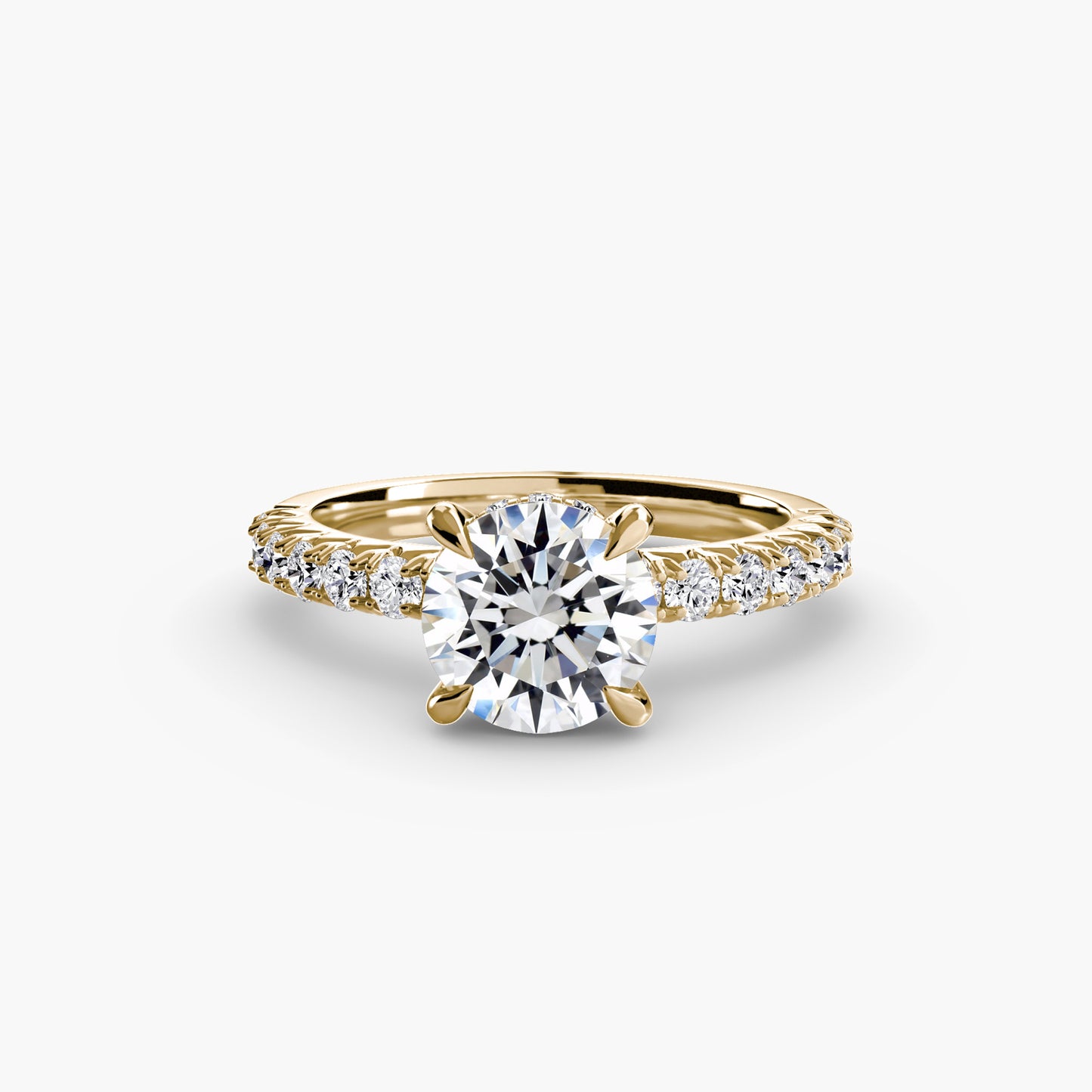 solitär pavé diamant 6