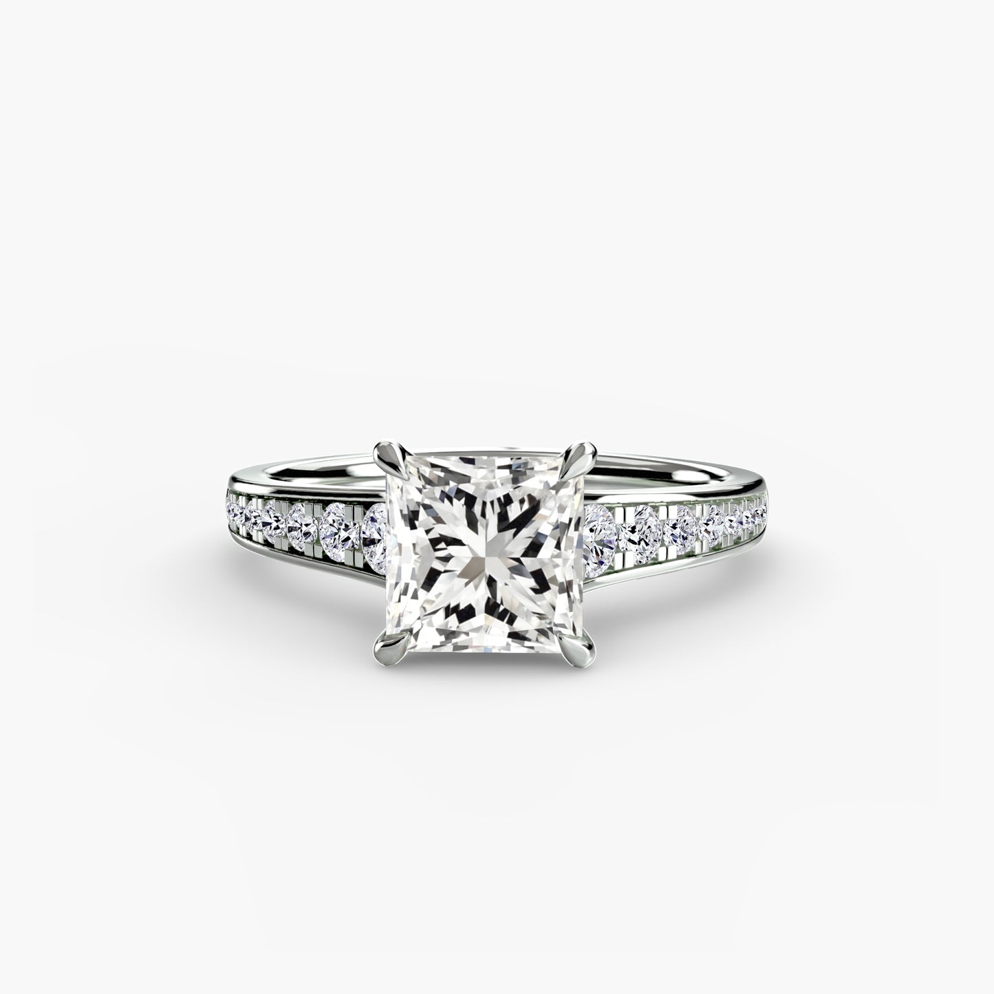 solitär pavé diamant 7