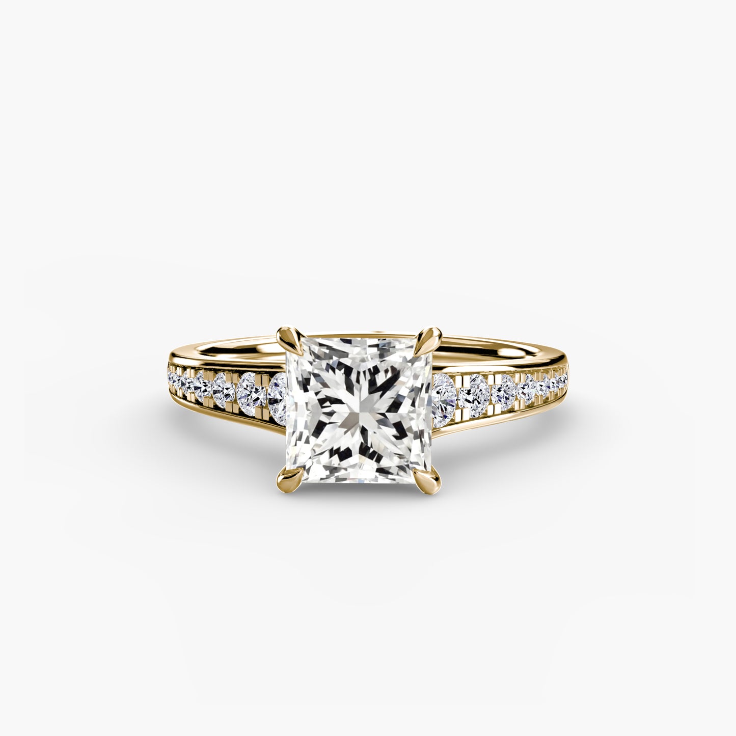 solitär pavé diamant 7