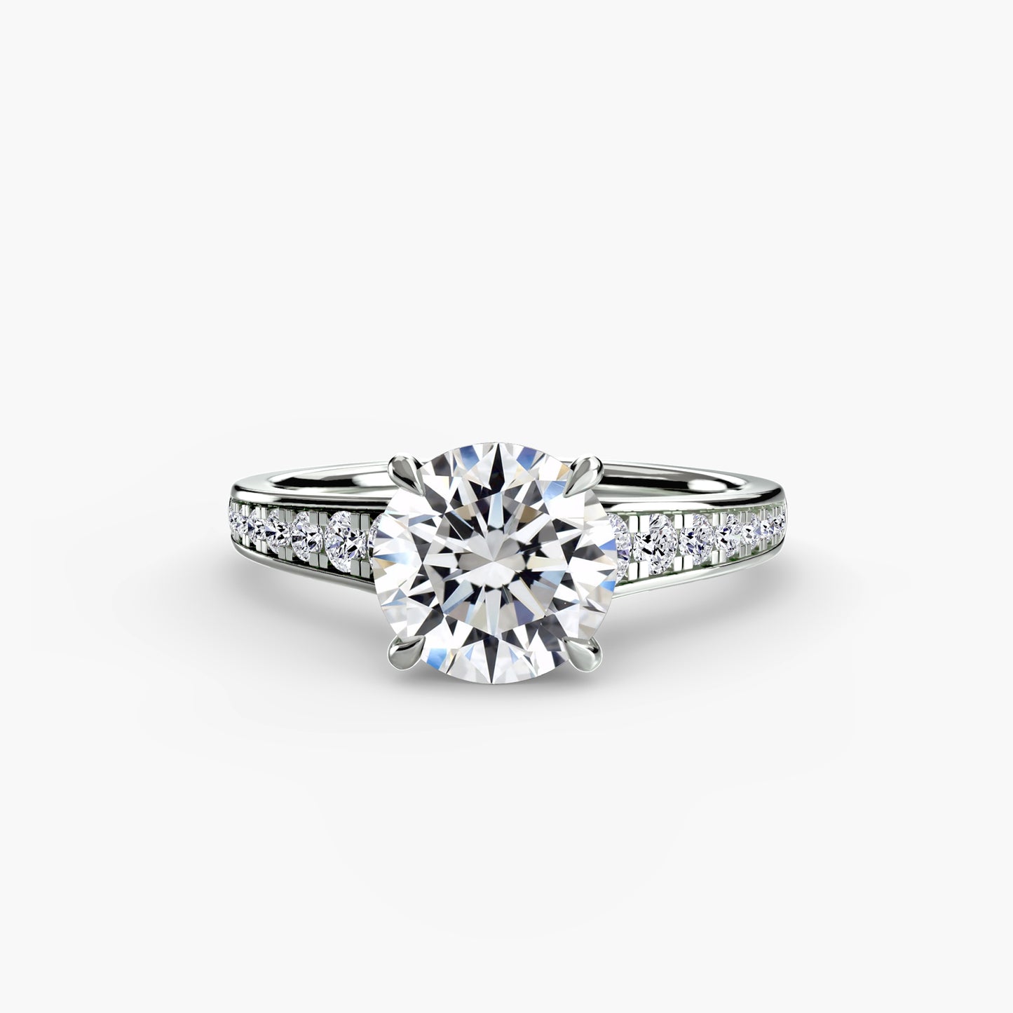 solitär pavé diamant 7