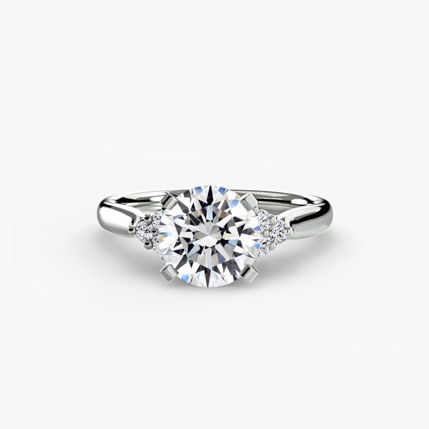 Solitärring mit Akzenten 2