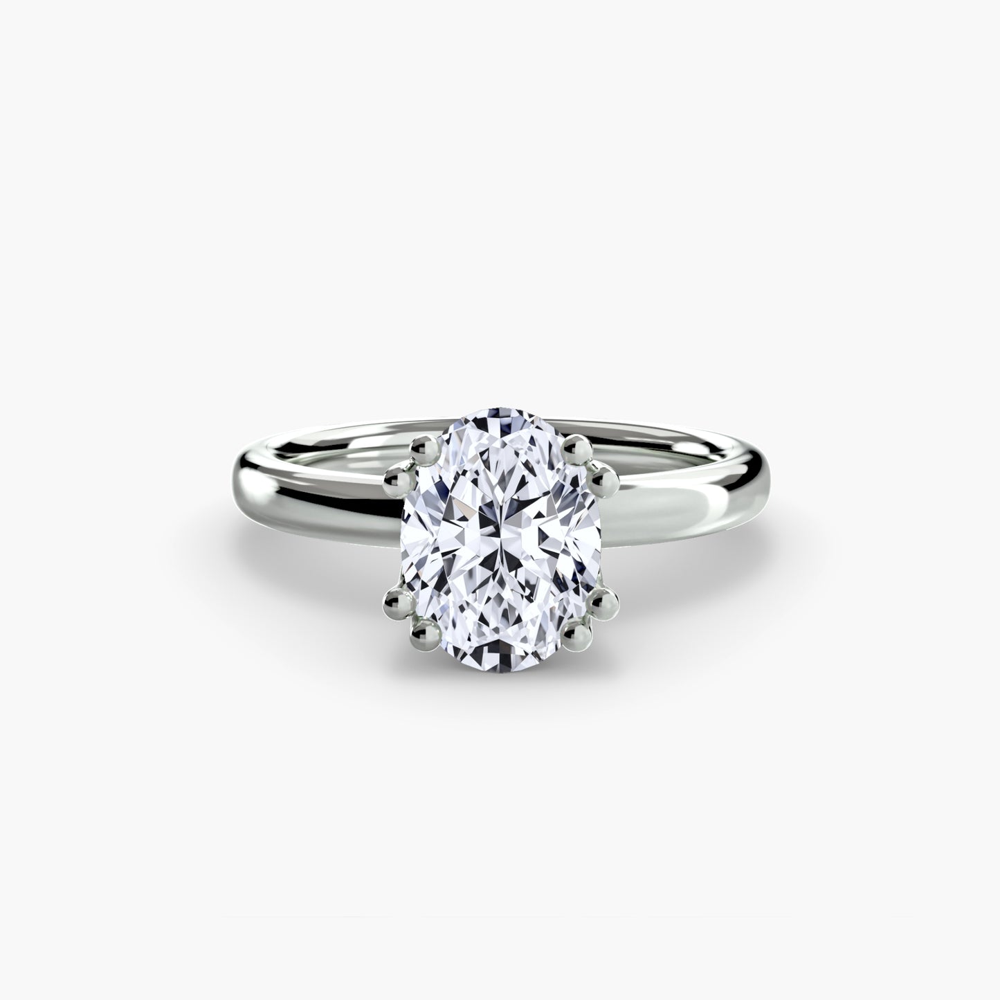Minimalistische Solitärring mit klassischen Fassung 5