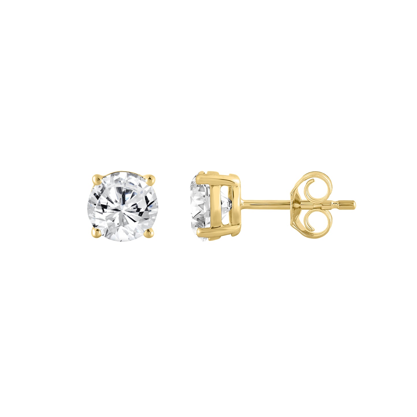 Ohrstecker 585er Gelbgold 0.25ct Labor Diamanten