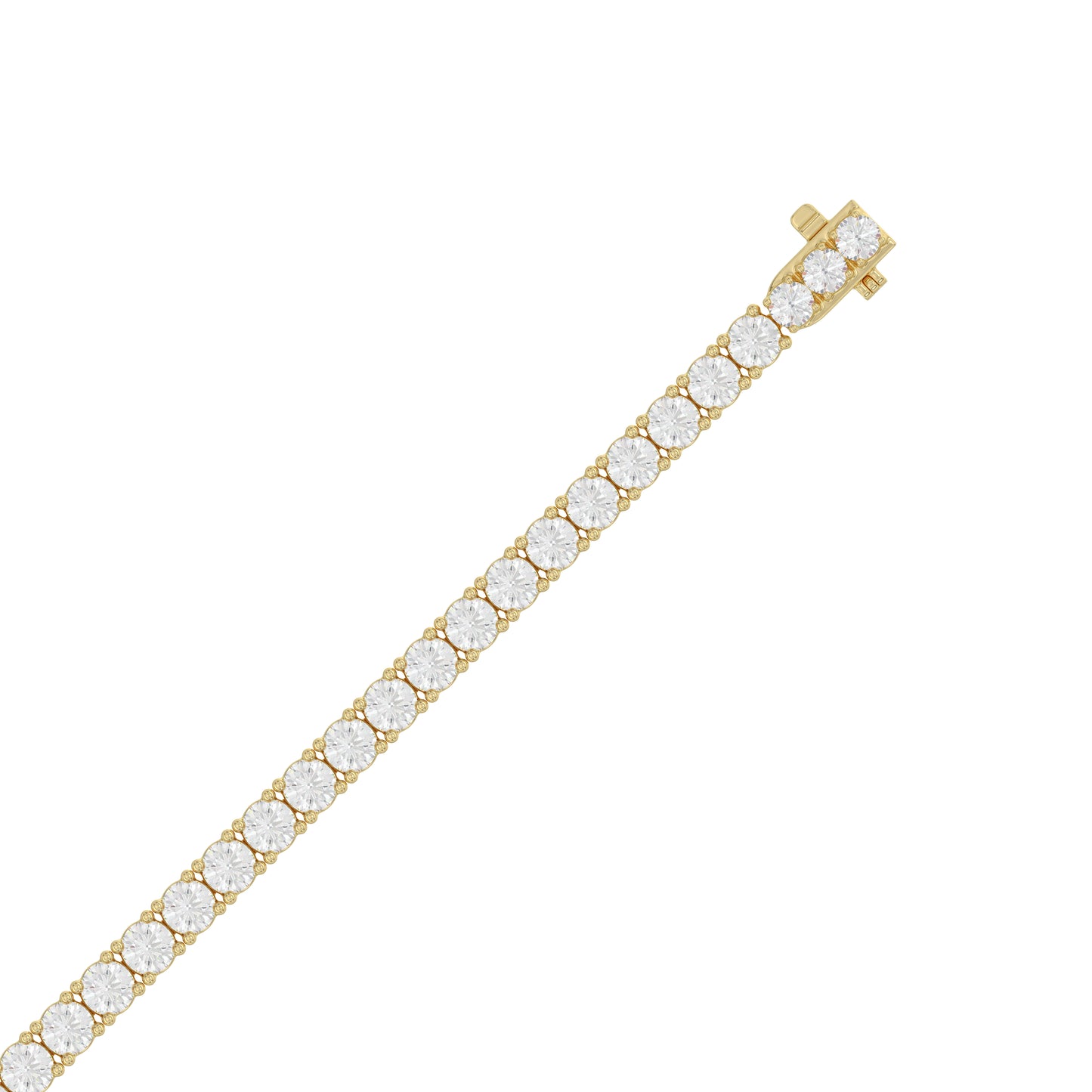 9K Yellow Gold, top view