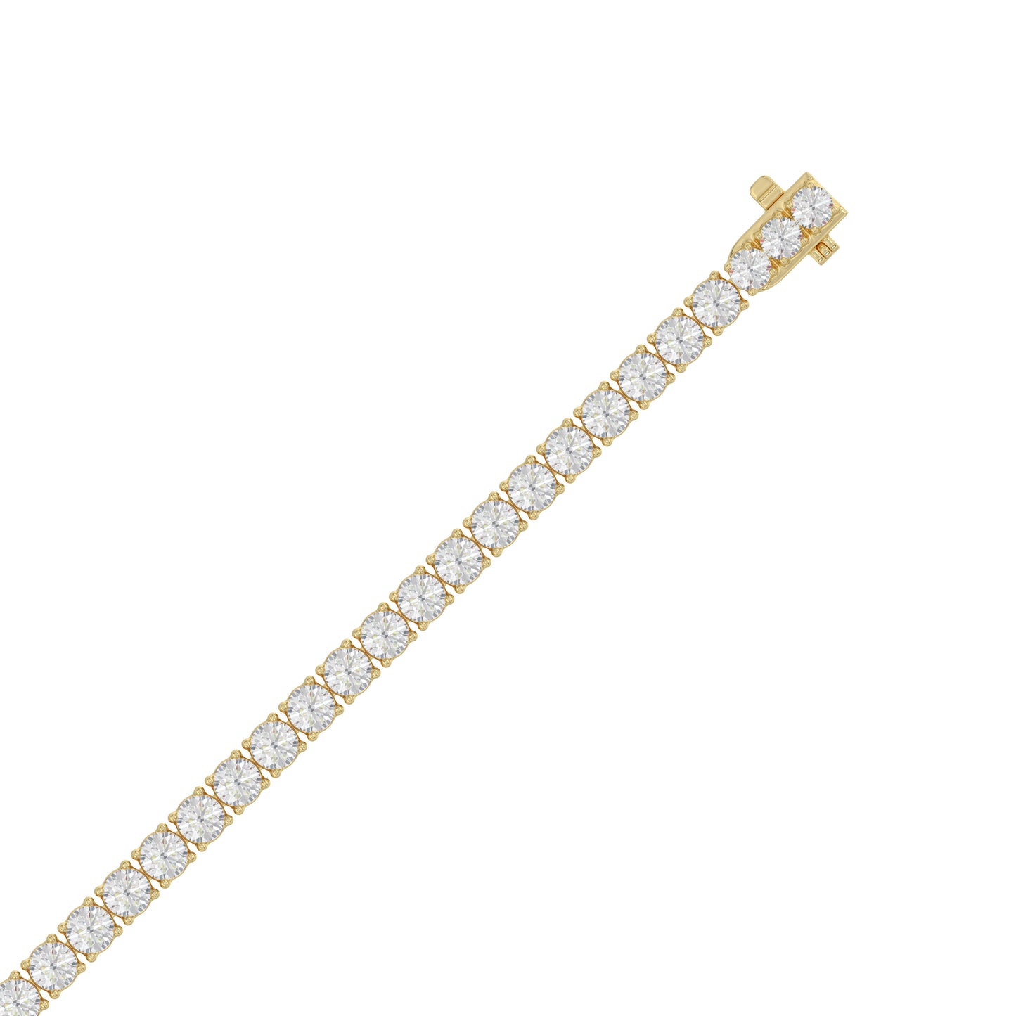 9K Yellow Gold, top view