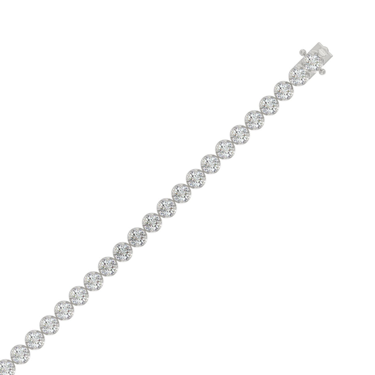 9K White Gold, top view