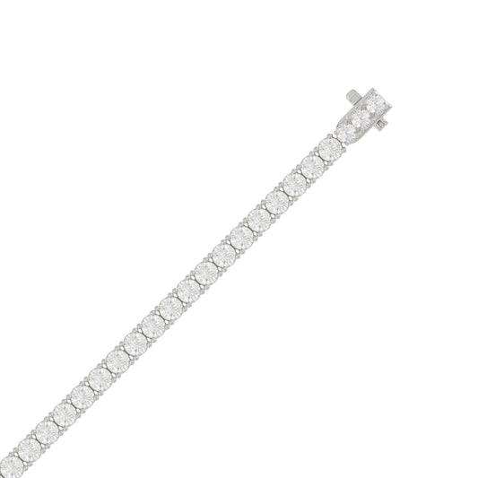 9K White Gold, top view