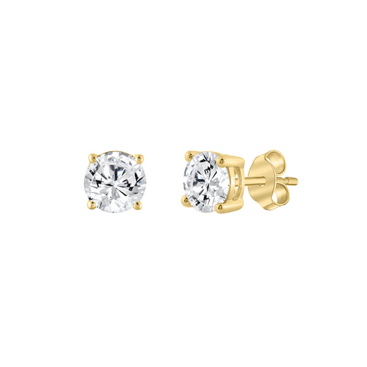 Ohrstecker 585er Gelbgold 0.25ct Labor Diamanten